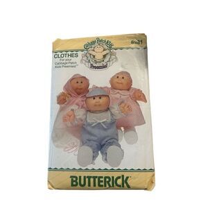 Vintage Butterick Cabbage Patch preemie clothing pattern